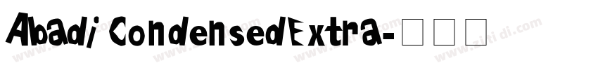 Abadi CondensedExtra字体转换
